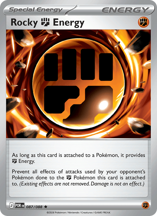 Rocky Fighting Energy 087/088 Pokémon Perfect Order – Holo