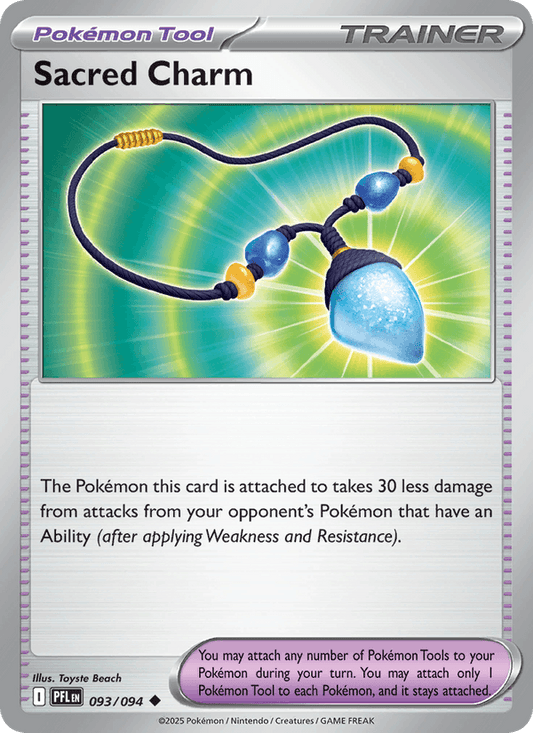 Sacred Charm 093/094 Pokémon Phantasmal Flames Regular