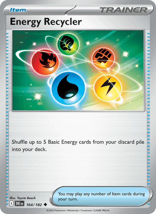 Energy Recycler 164/182 Destined Rivals Pokémon TCG Regular