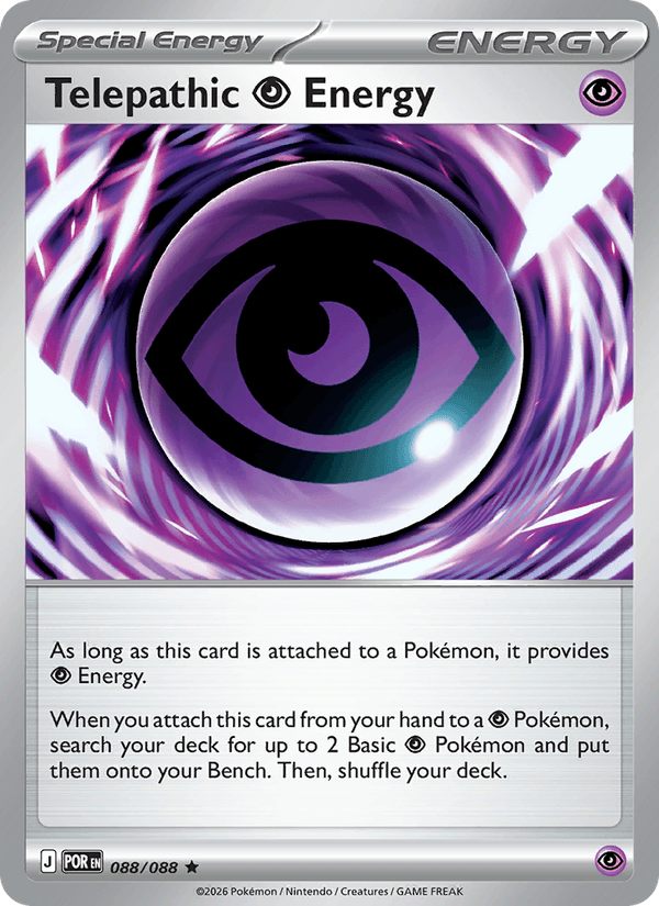 Telepathic Psychic Energy 088/088 Pokémon Perfect Order – Reverse Holo