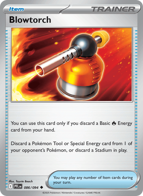 Blowtorch 086/094 Pokémon Phantasmal Flames Reverse Holo