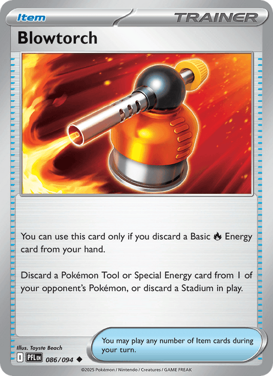 Blowtorch 086/094 Pokémon Phantasmal Flames Reverse Holo