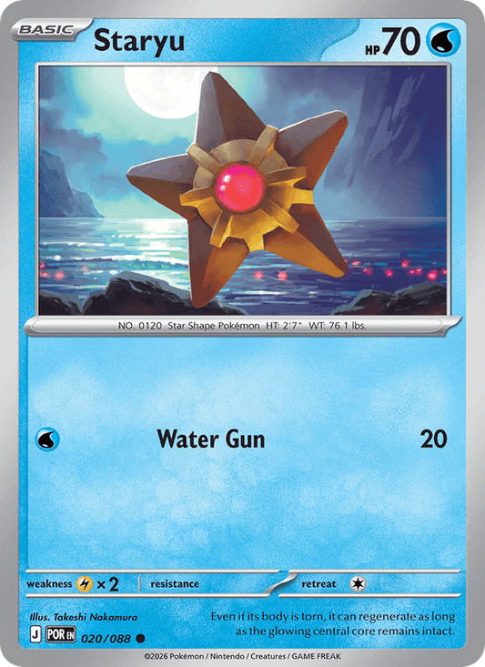 Staryu 020/088 Perfect Order Pokémon TCG Regular