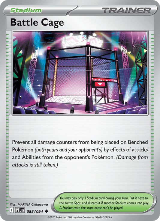 Battle Cage 085/094 Pokémon Phantasmal Flames Regular