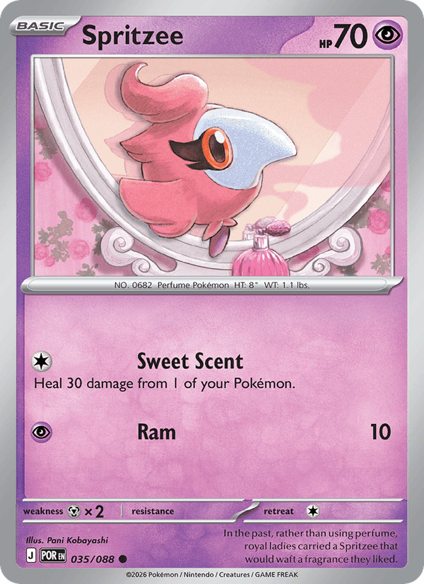 Spritzee 035/088 Perfect Order Pokémon TCG Regular