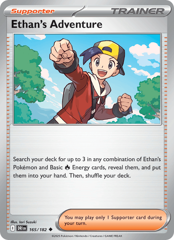 Ethan's Adventure 165/182 Pokémon Destined Rivals Regular