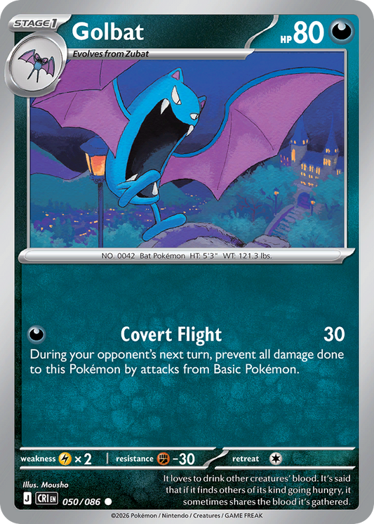 Golbat 050/086 – Pokémon Chaos Rising – Regular
