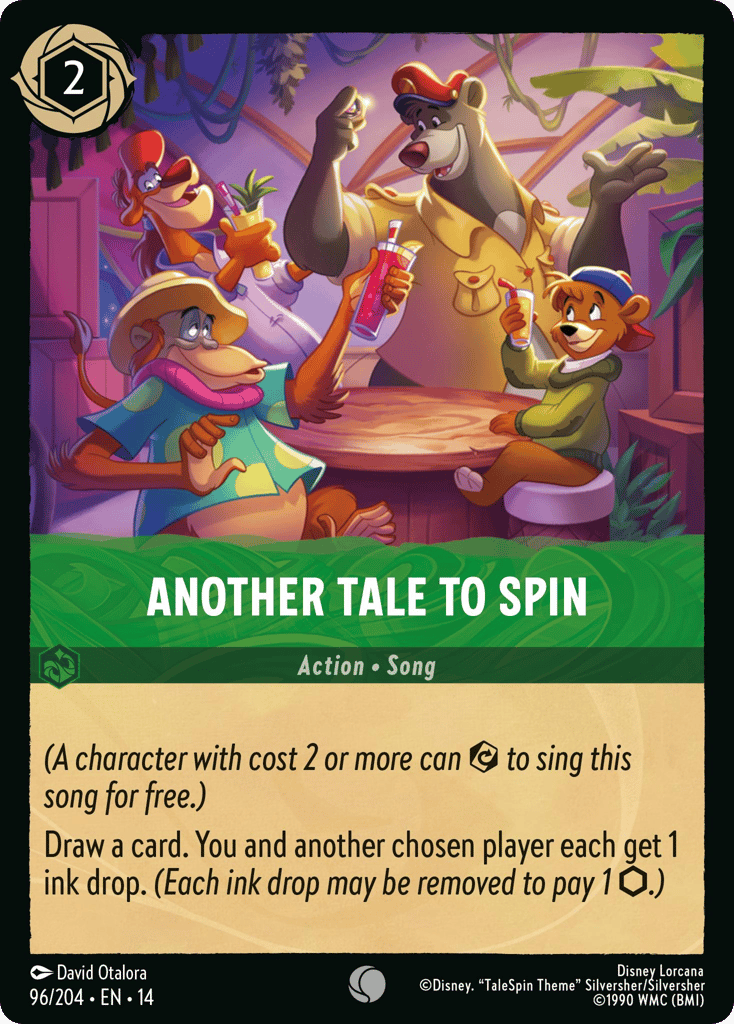 Another Tale to Spin 096/204 – Disney Lorcana Hyperia City – Non-Foil card artwork