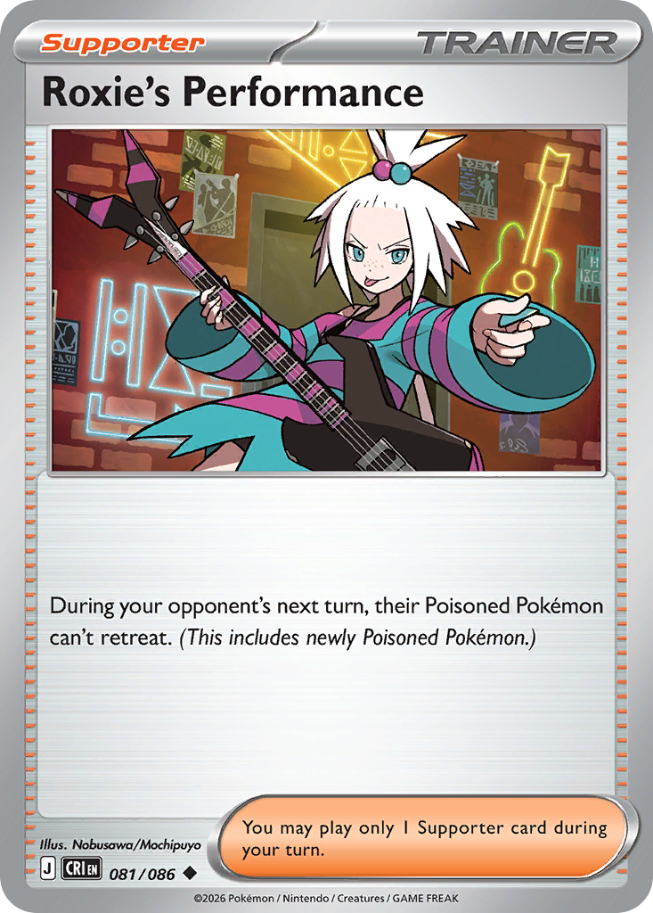 Roxie's Performance 081/086 – Pokémon Chaos Rising – Regular
