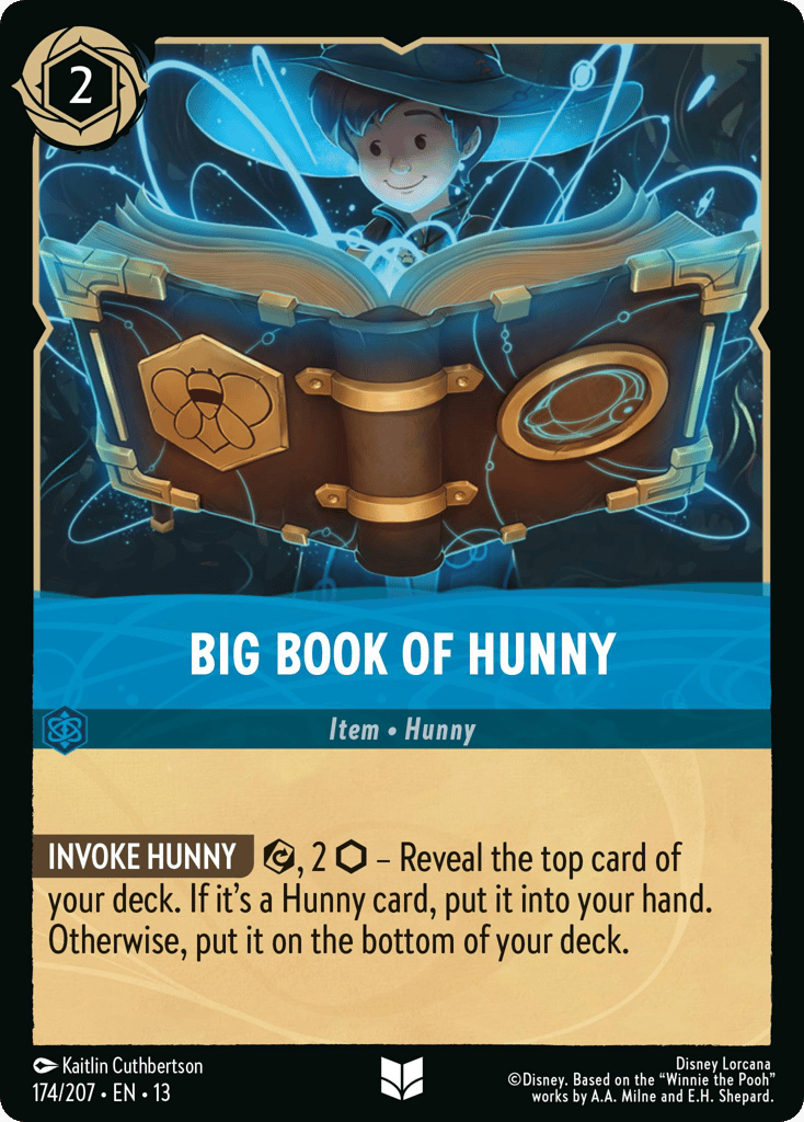 Big Book of Hunny 174/207 — Disney Lorcana Attack of the Vine! English non-foil card front