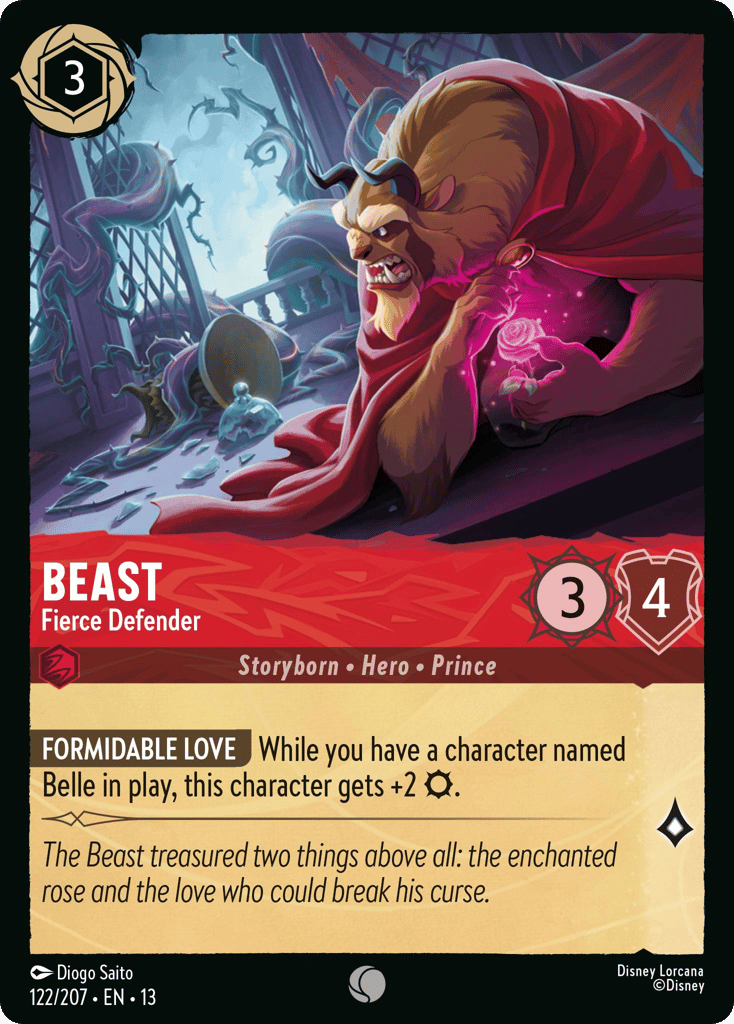 Beast - Fierce Defender 122/207 — Disney Lorcana Attack of the Vine! non-foil English card