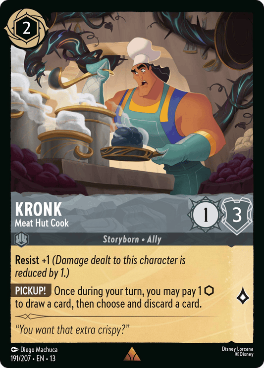 Kronk - Meat Hut Cook 191/207 — Disney Lorcana Attack of the Vine! non-foil English card