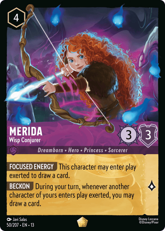 Merida - Wisp Conjurer 050/207 — Disney Lorcana Attack of the Vine! foil English card