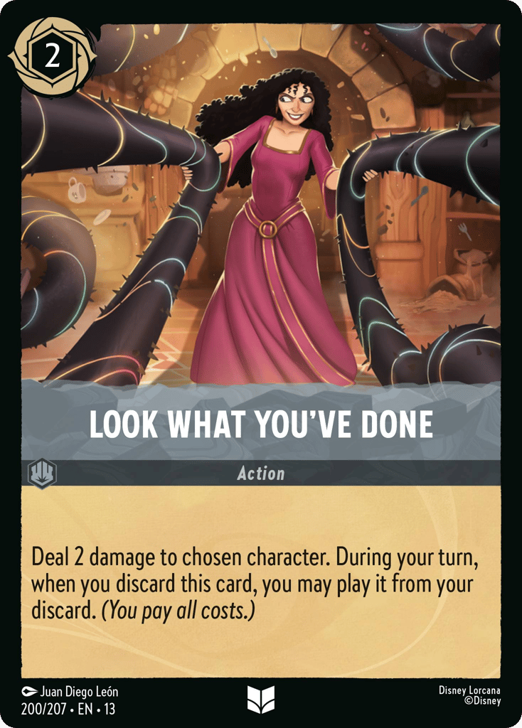 Look What You've Done 200/207 — Disney Lorcana Attack of the Vine! English non-foil card front