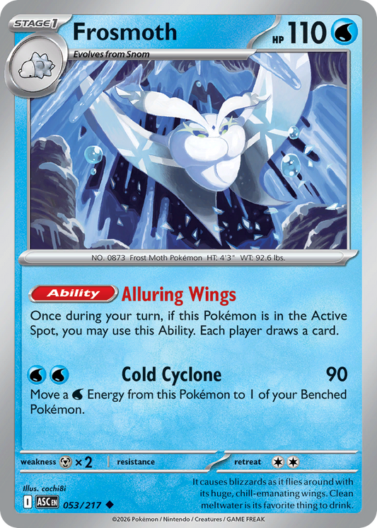 Frosmoth 053/217 - Pokemon Ascended Heroes Non-Holo - card front