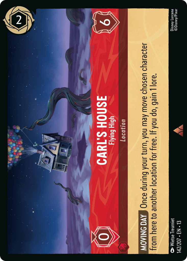 Carl's House - Flying High 142/207 — Disney Lorcana Attack of the Vine! English non-foil card front