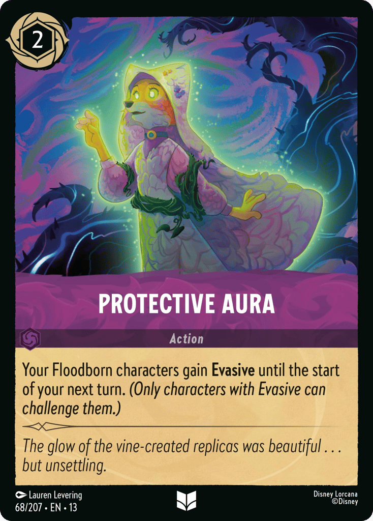 Protective Aura 068/207 — Disney Lorcana Attack of the Vine! English non-foil card front