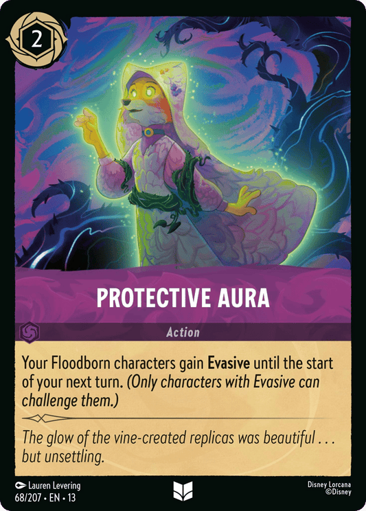 Protective Aura 068/207 — Disney Lorcana Attack of the Vine! English non-foil card front