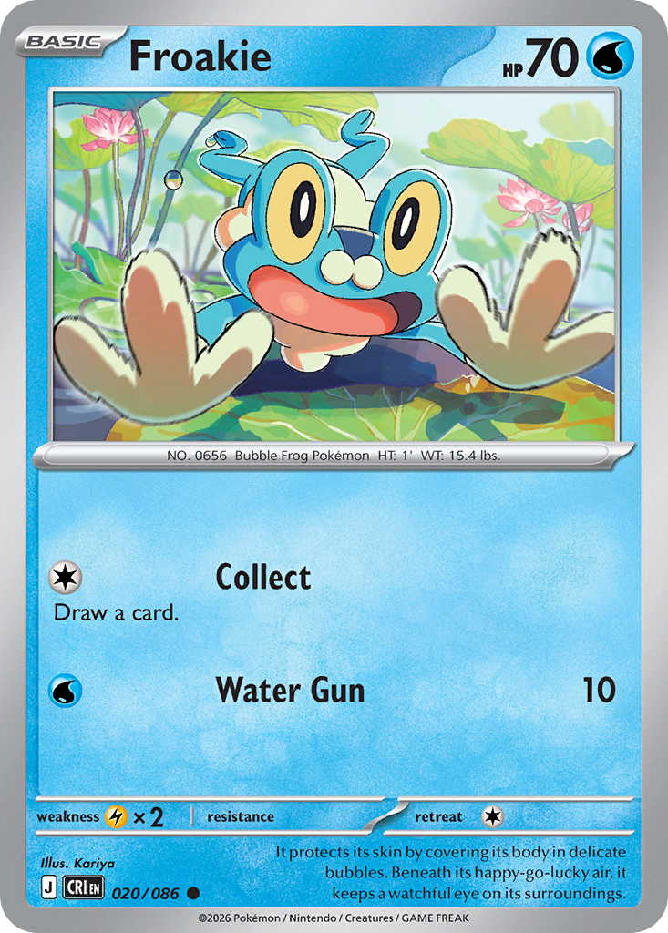 Froakie 020/086 – Pokémon Chaos Rising – Regular