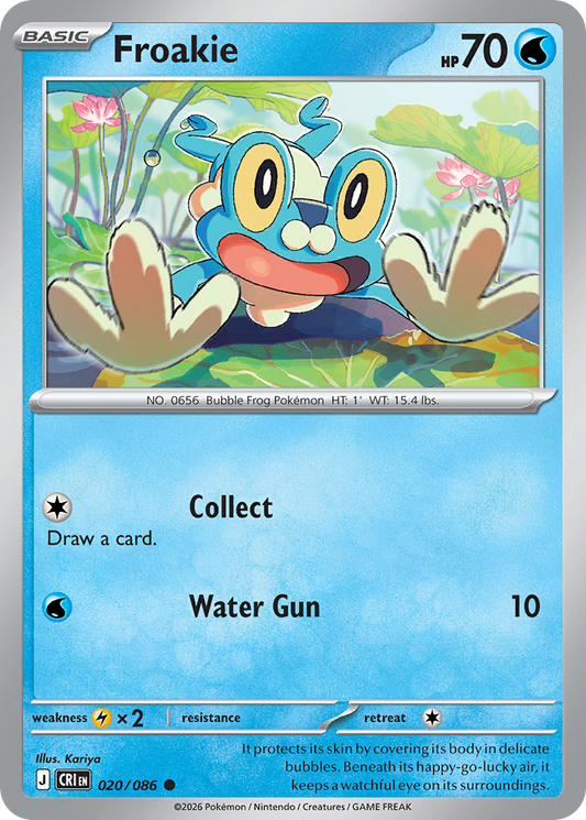 Froakie 020/086 – Pokémon Chaos Rising – Regular