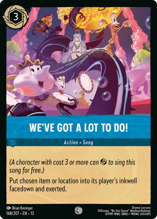 We've Got a Lot to Do! 168/207 — Disney Lorcana Attack of the Vine! English non-foil card front