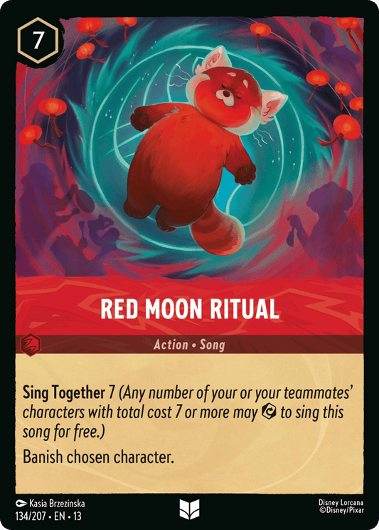 Red Moon Ritual 134/207 — Disney Lorcana Attack of the Vine! English non-foil card front