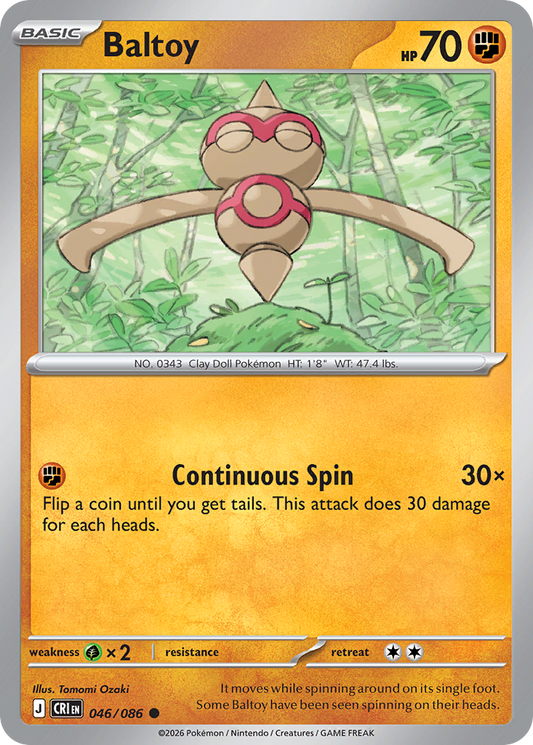 Baltoy 046/086 – Pokémon Chaos Rising – Regular