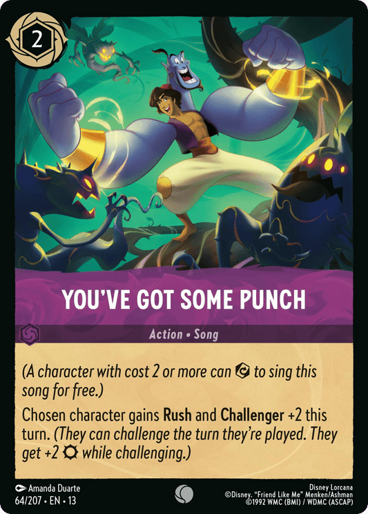You've Got Some Punch 064/207 — Disney Lorcana Attack of the Vine! English non-foil card front
