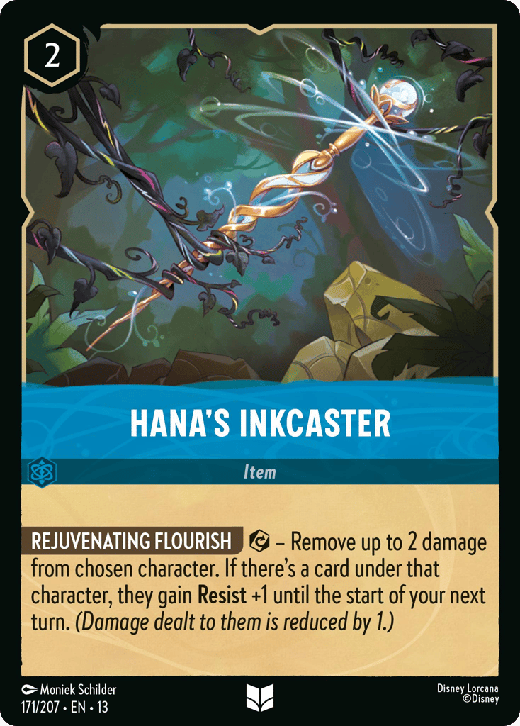 Hana's Inkcaster 171/207 — Disney Lorcana Attack of the Vine! English non-foil card front