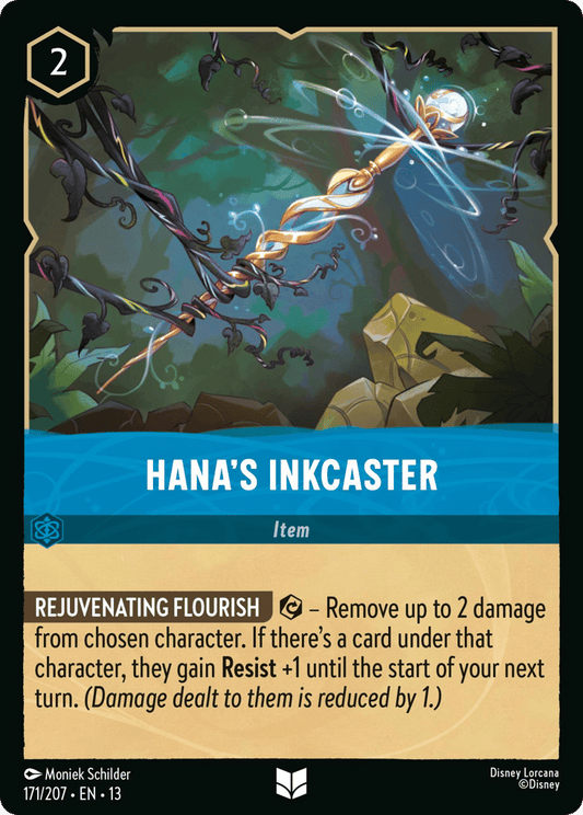 Hana's Inkcaster 171/207 — Disney Lorcana Attack of the Vine! English non-foil card front