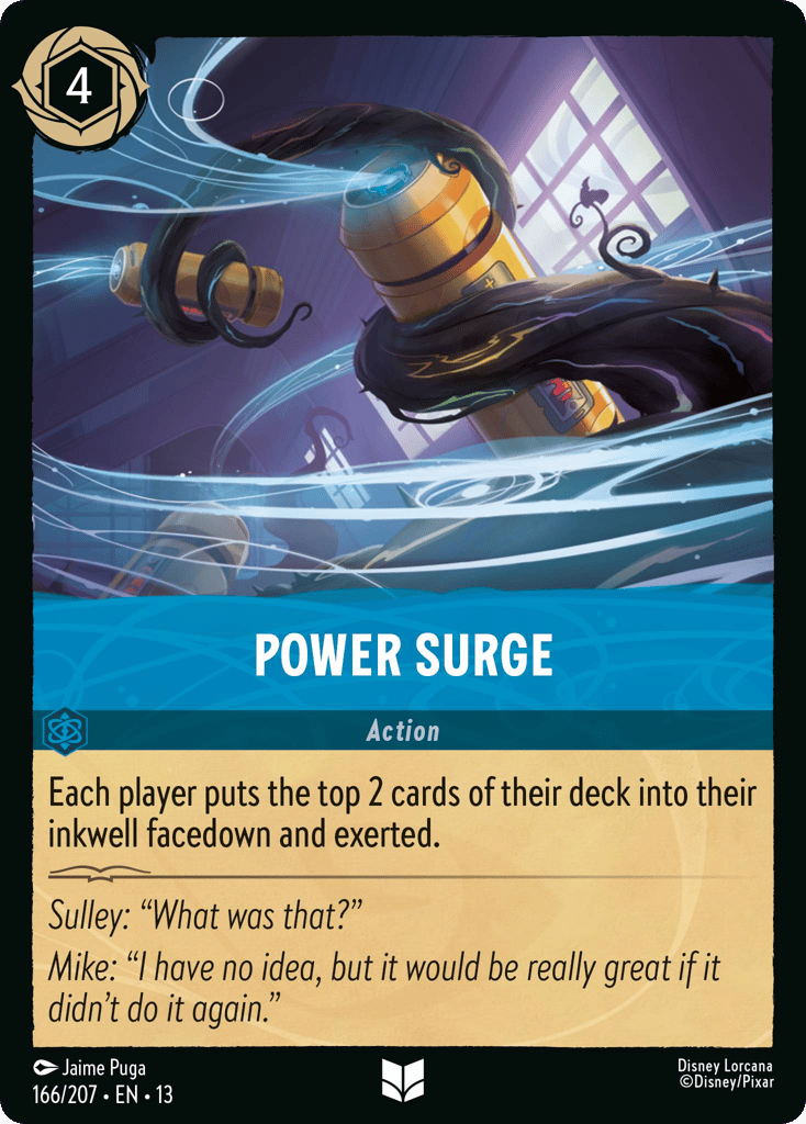 Power Surge 166/207 — Disney Lorcana Attack of the Vine! non-foil English card