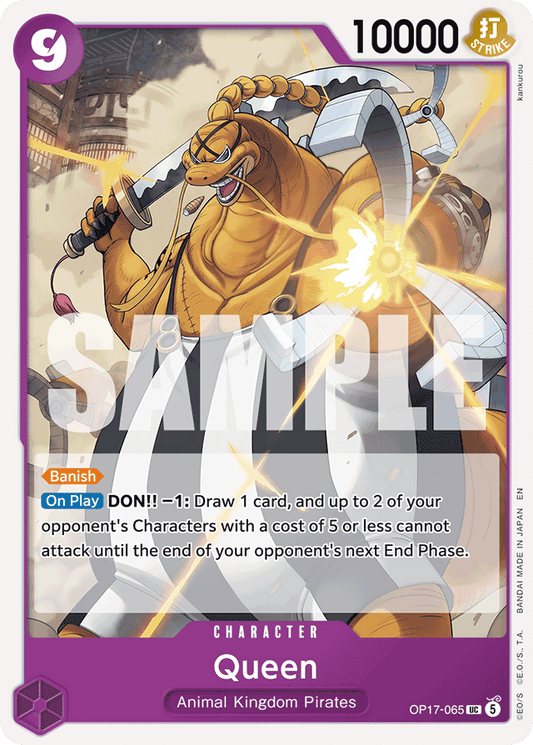 Queen OP17-065 Uncommon Non-Foil – One Piece OP17 The World’s Strongest Warriors