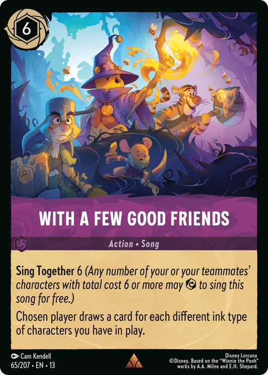 With a Few Good Friends 065/207 — Disney Lorcana Attack of the Vine! non-foil English card