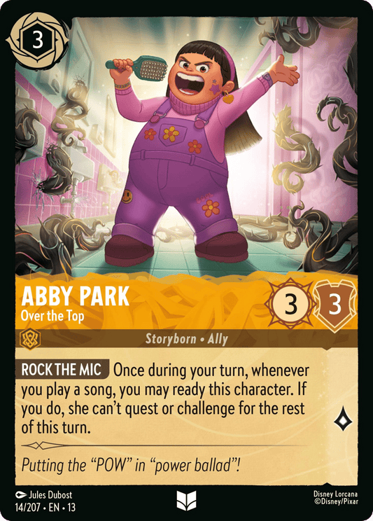Abby Park - Over the Top 014/207 — Disney Lorcana Attack of the Vine! non-foil English card