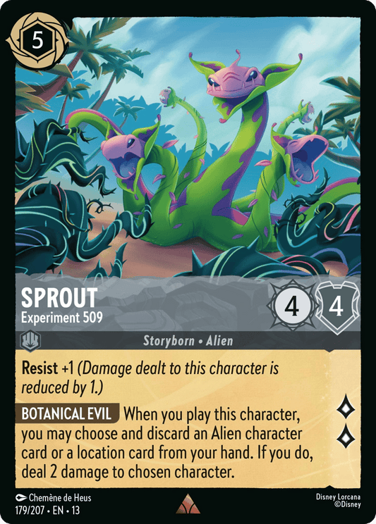 Sprout - Experiment 509 179/207 — Disney Lorcana Attack of the Vine! English non-foil card front