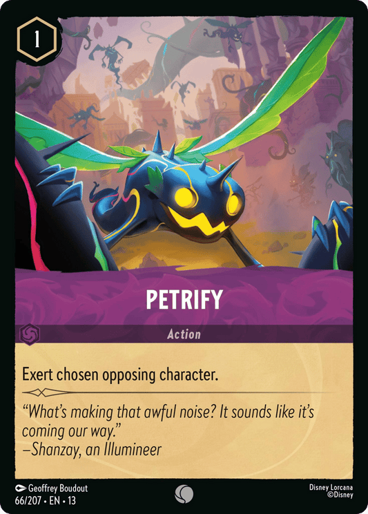 Petrify 066/207 — Disney Lorcana Attack of the Vine! non-foil English card