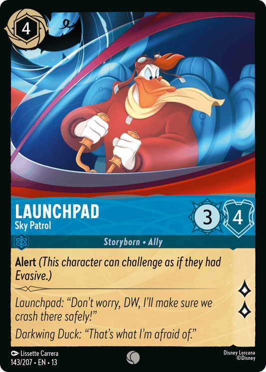 Launchpad - Sky Patrol 143/207 — Disney Lorcana Attack of the Vine! English non-foil card front