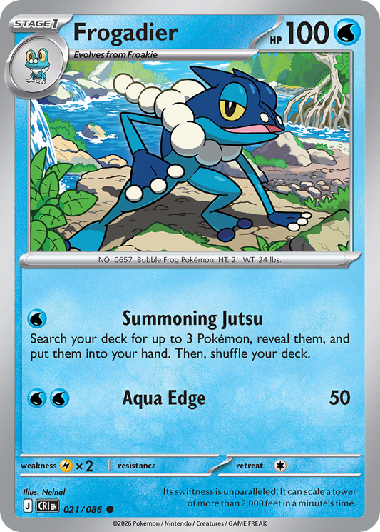 Frogadier 021/086 – Pokémon Chaos Rising – Regular