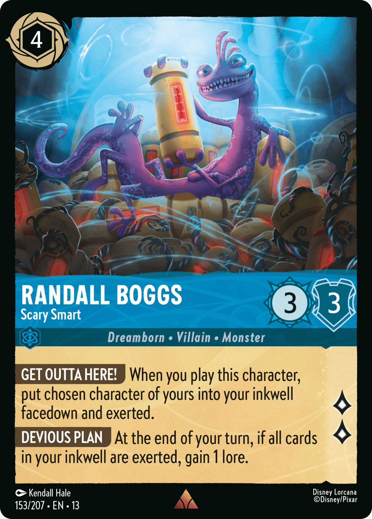 Randall Boggs - Scary Smart 153/207 — Disney Lorcana Attack of the Vine! English non-foil card front