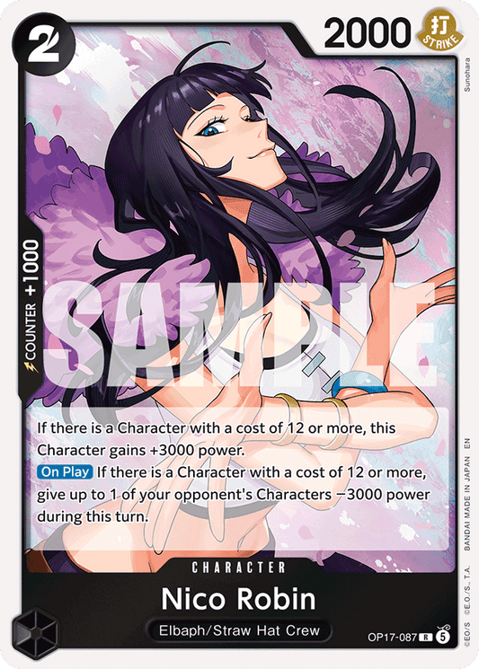 Nico Robin OP17-087 Rare Foil – One Piece OP17 The World’s Strongest Warriors