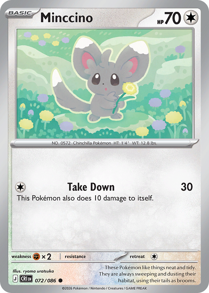 Minccino 072/086 – Pokémon Chaos Rising – Regular