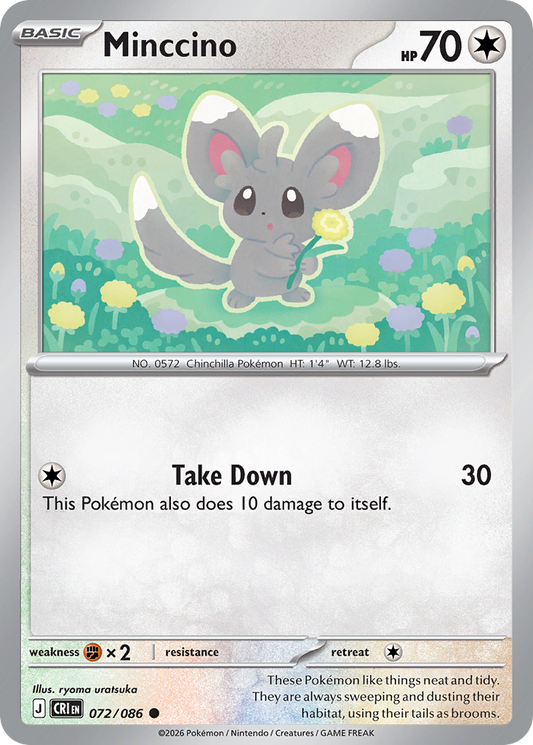 Minccino 072/086 – Pokémon Chaos Rising – Regular