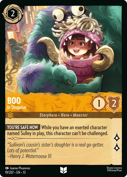 Boo - In Disguise 019/207 — Disney Lorcana Attack of the Vine! English non-foil card front