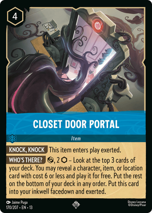 Closet Door Portal 170/207 — Disney Lorcana Attack of the Vine! non-foil English card
