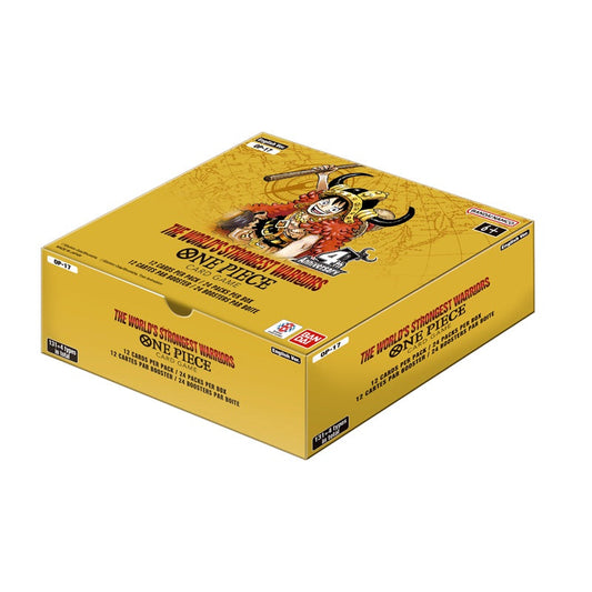 One Piece OP-17 The World's Strongest Warriors official English gold 24-pack booster box