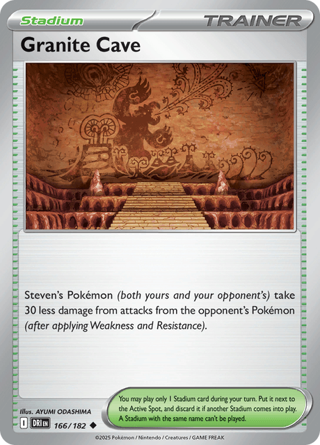 Granite Cave 166/182 – Pokémon Destined Rivals card artwork