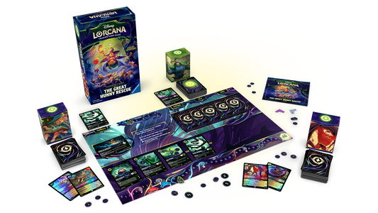 Disney Lorcana Illumineer's Quest The Great Hunny Rescue cooperative game and contents
