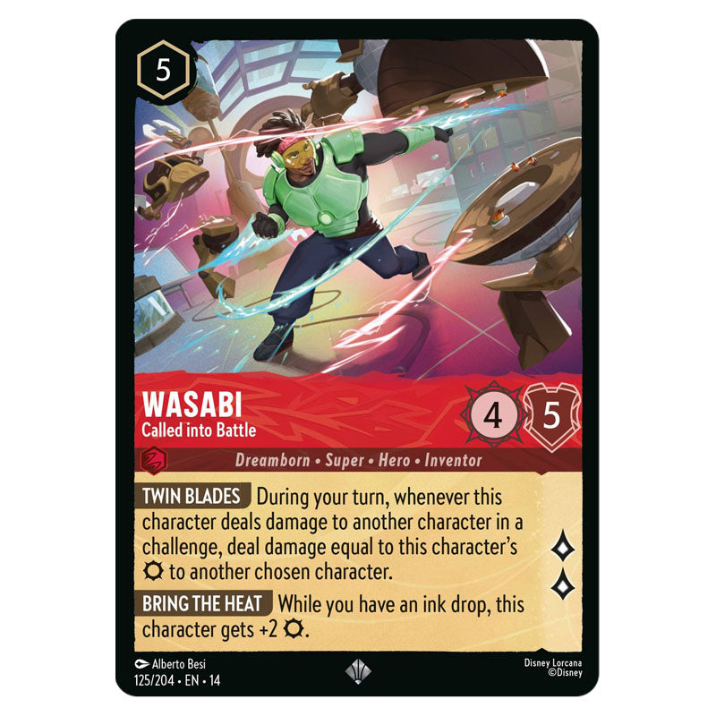 Wasabi - Called into Battle 125/204 Non-Foil – English card front