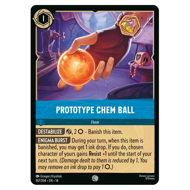 Prototype Chem Ball 167/204 Non-Foil – English card front