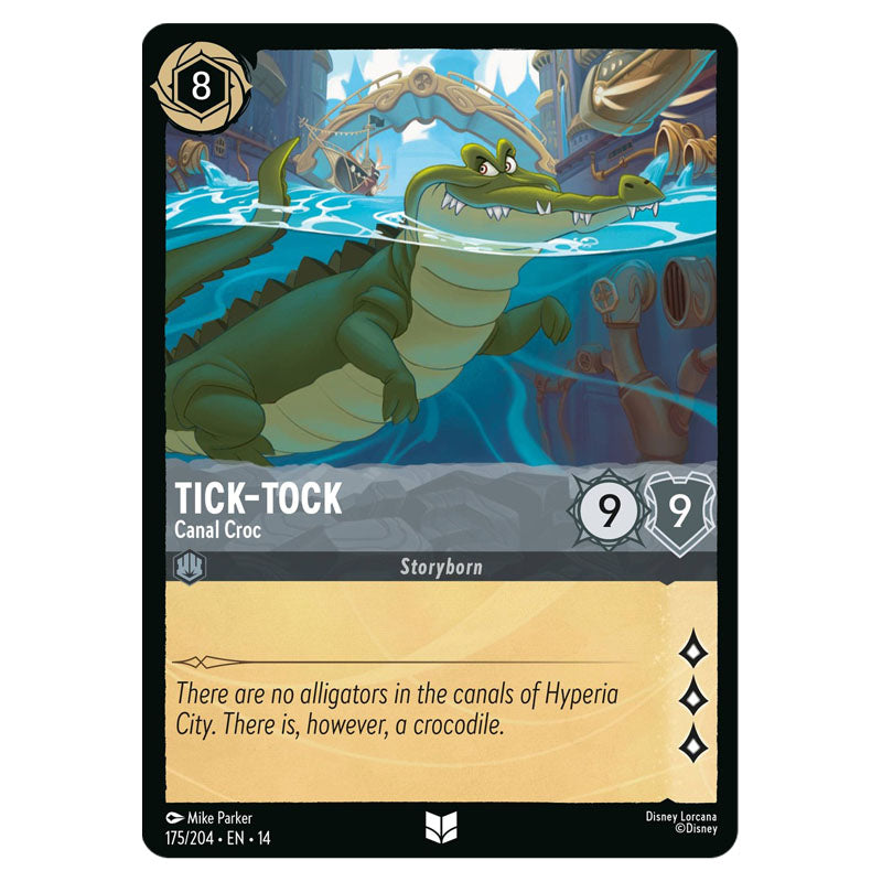 Tick-Tock - Canal Croc 175/204 Non-Foil – English card front